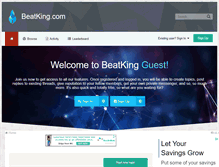 Tablet Screenshot of beatking.com